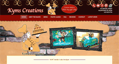 Desktop Screenshot of kymscreations.com